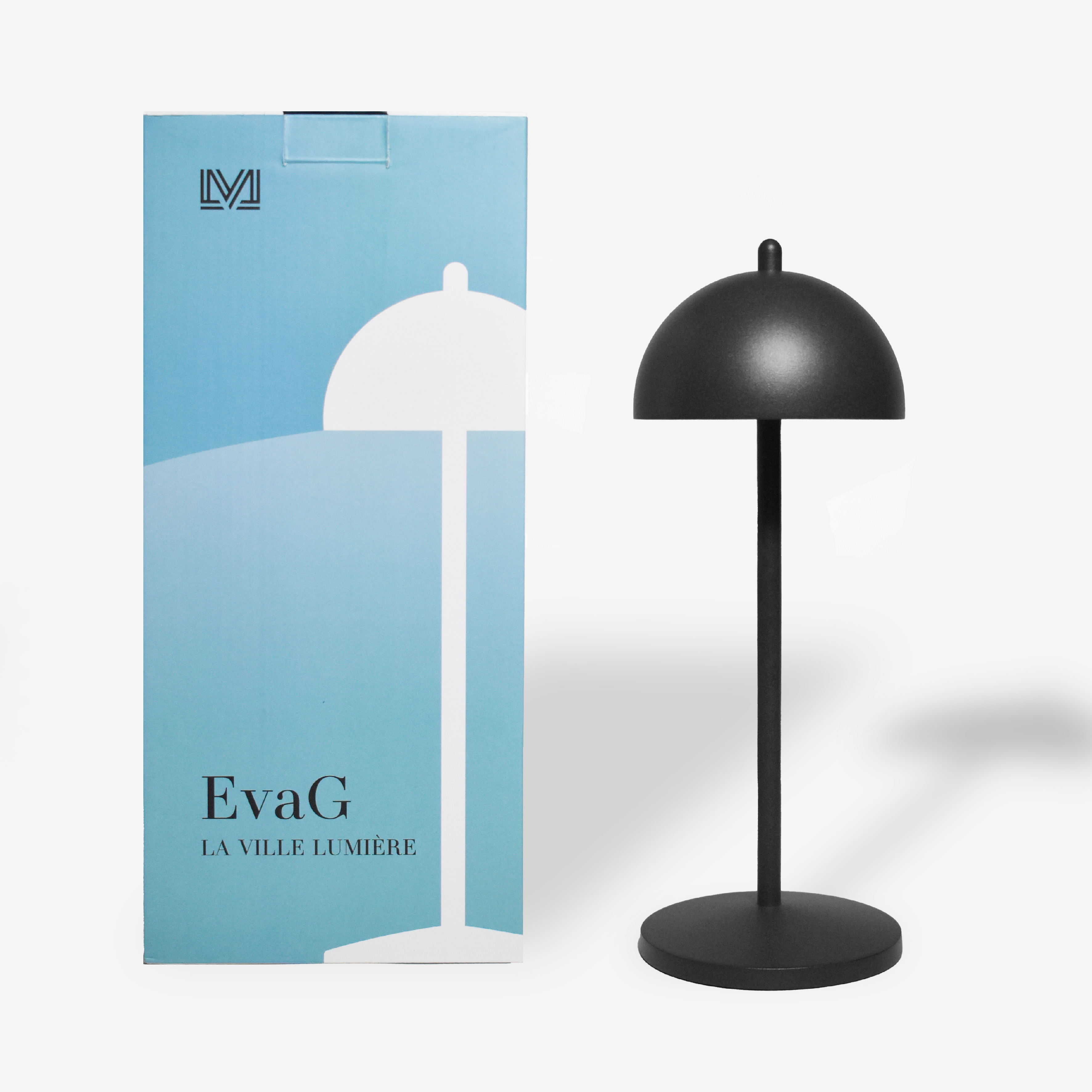 EvaG La Ville Lumière Bonaparte lamp - Black