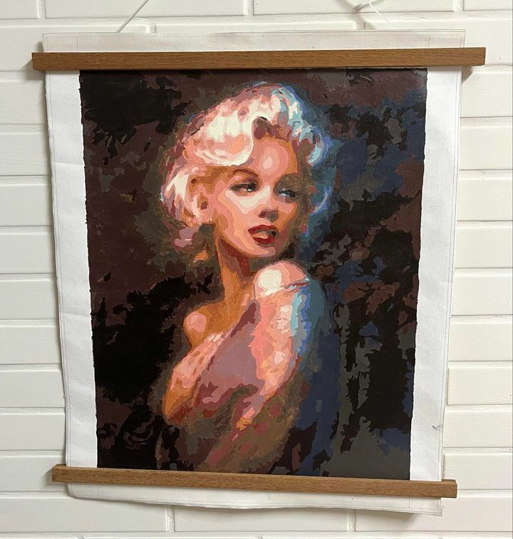 磁吸式柚木掛軸