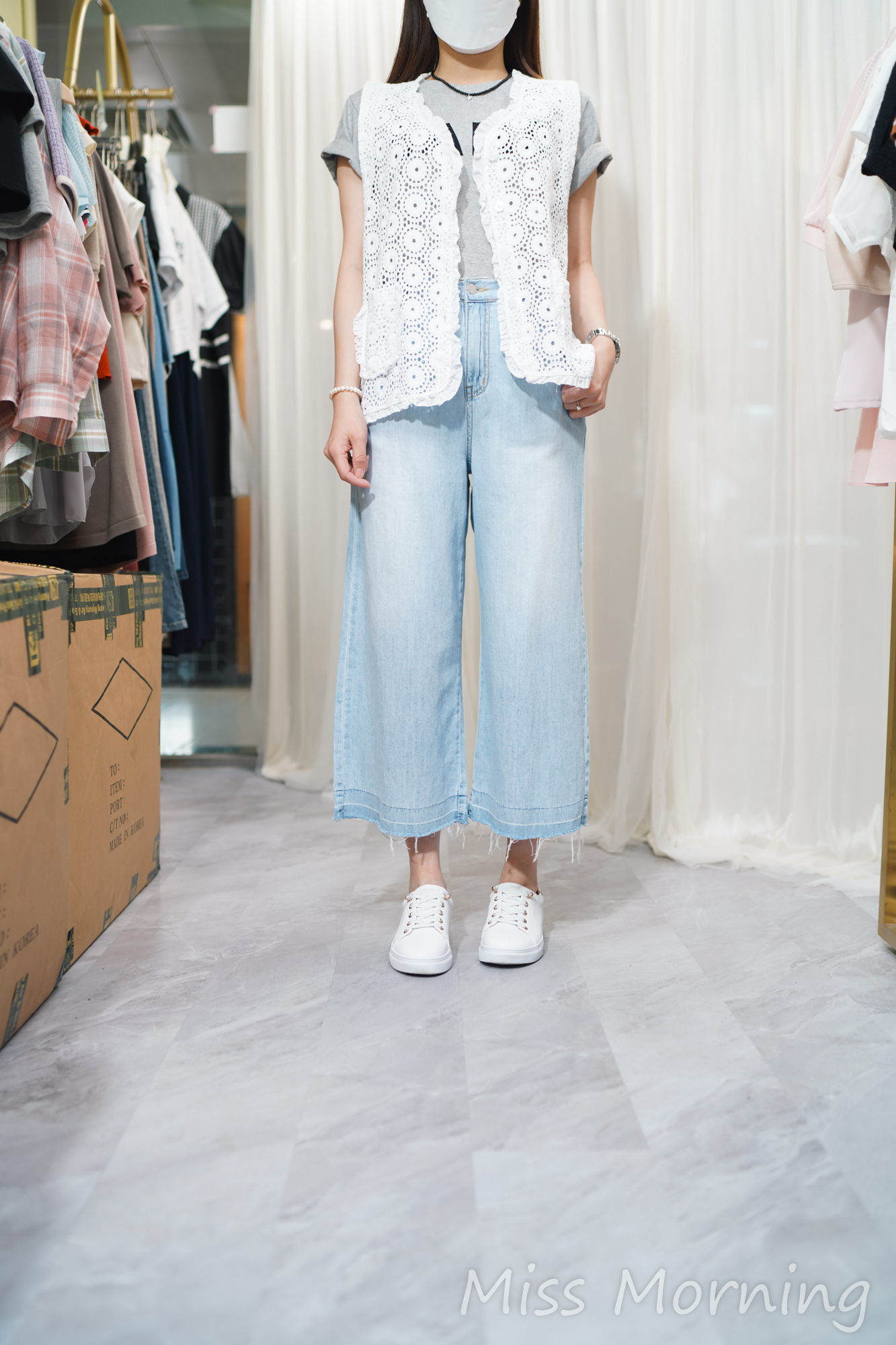 高質通花靚料背心外套(13880)