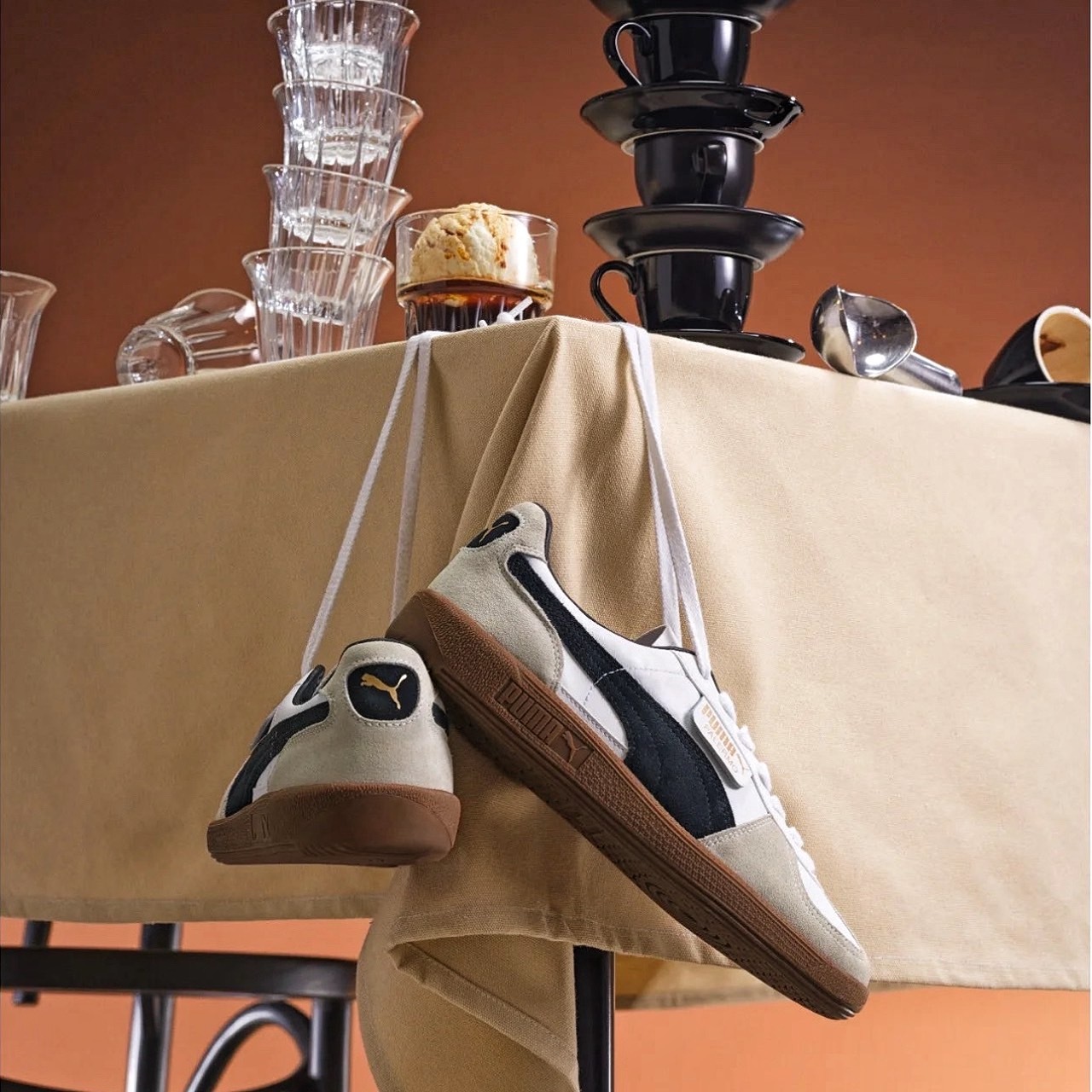 <IVE同款> PUMA Palermo Special (白灰黑)