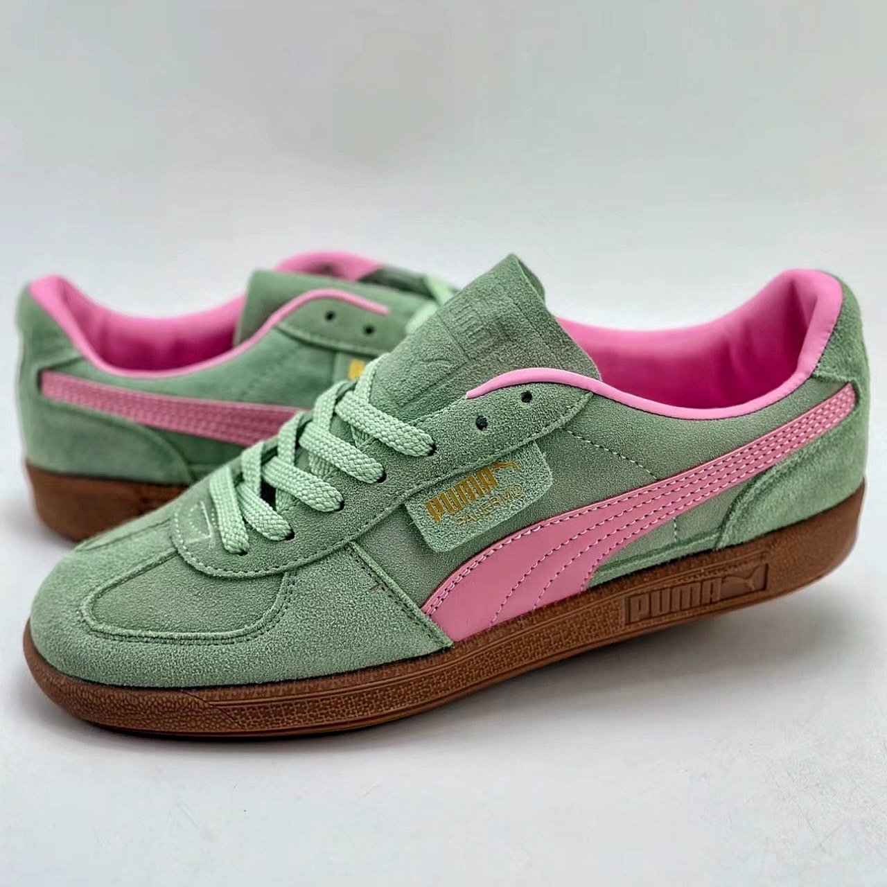<IVE同款> PUMA Palermo Special (薄荷綠粉)