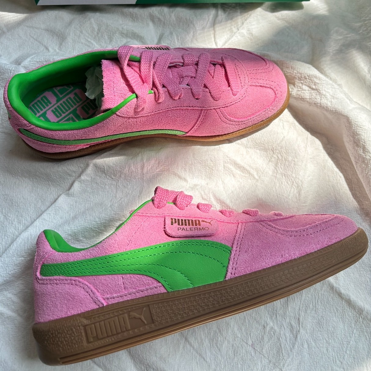 <IVE同款> PUMA Palermo Special (粉綠)