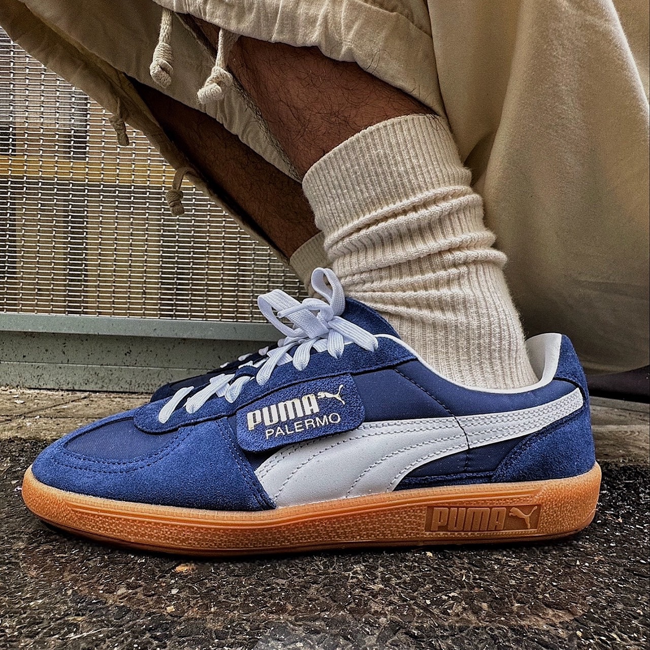 <IVE同款> PUMA Palermo Special (藍白)