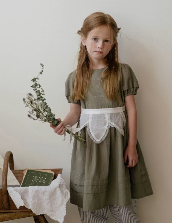 LOUISIELLA 優雅古典綠洋裝 Clemens Dress