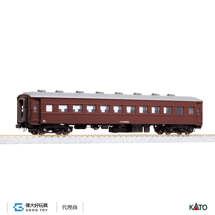 KATO 1-514 (HO) 客車 Ohafu 33 茶