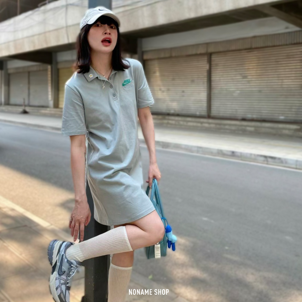 NIKE NSW 雛菊 長版 短袖 連身裙 (女款)