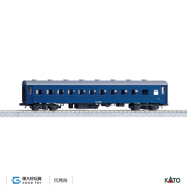 KATO 1-552 (HO) 客車 SUHA 42 藍 改裝形
