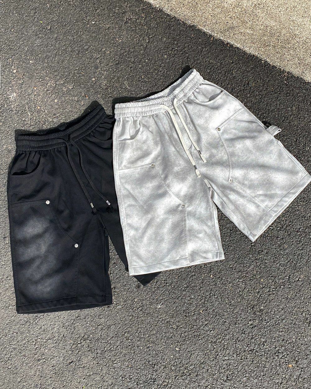 仿污棉質短褲 VOLT-049P