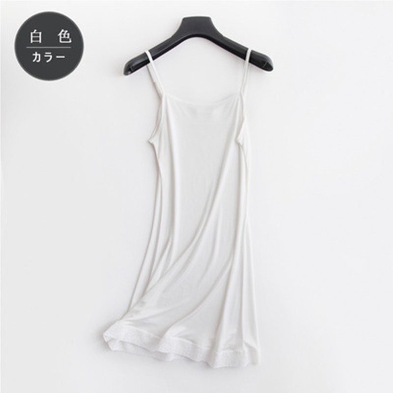 平口蕾絲睡衣襯裙  三色