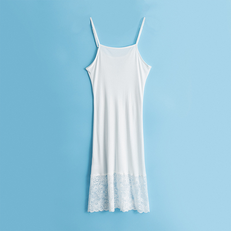 蕾絲襬睡衣襯裙  三色