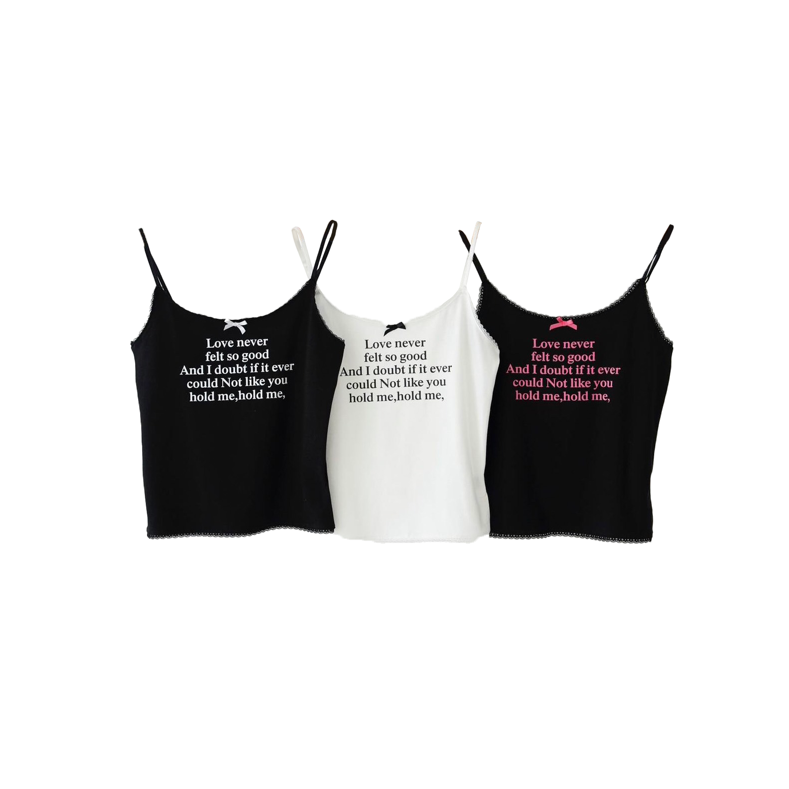 【最後現貨】韓國 甜辣 蝴蝶結 蕾絲 字母 印花 無袖 吊帶 背心