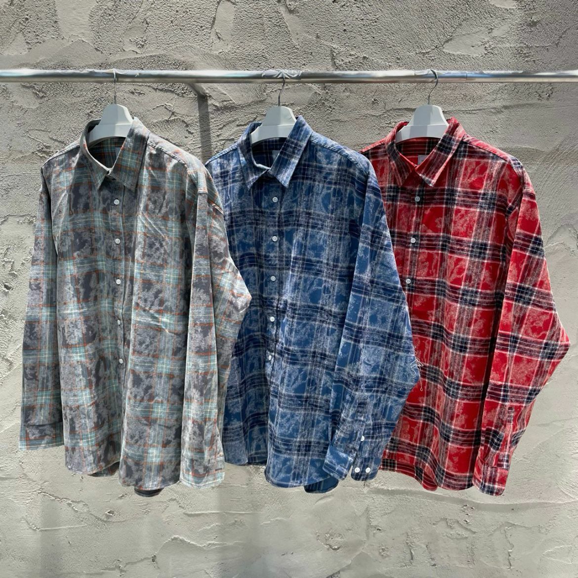 格仔長袖恤衫 WEEKEND-024S