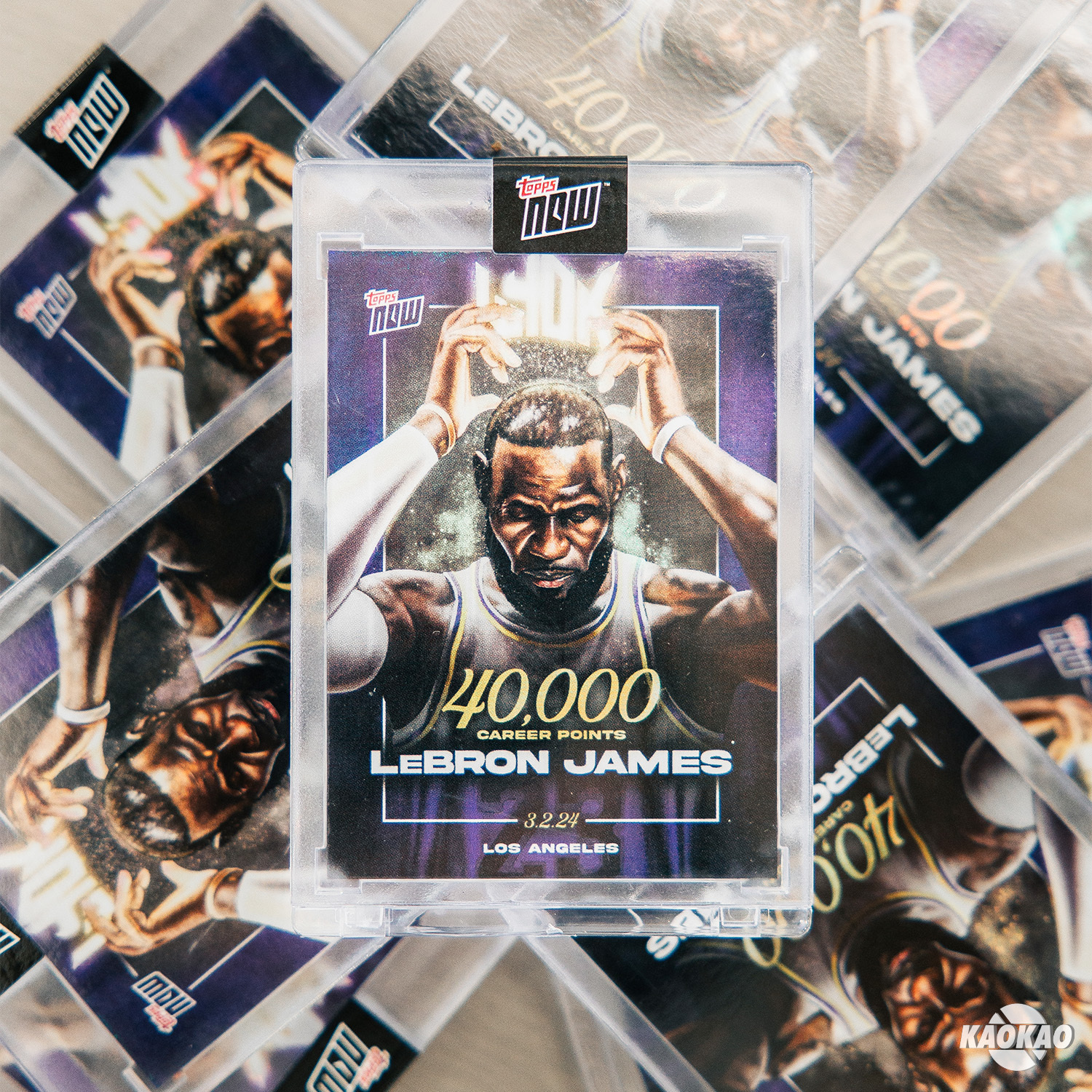 『現貨』Topps Lebron James 4萬分 達成 球員卡