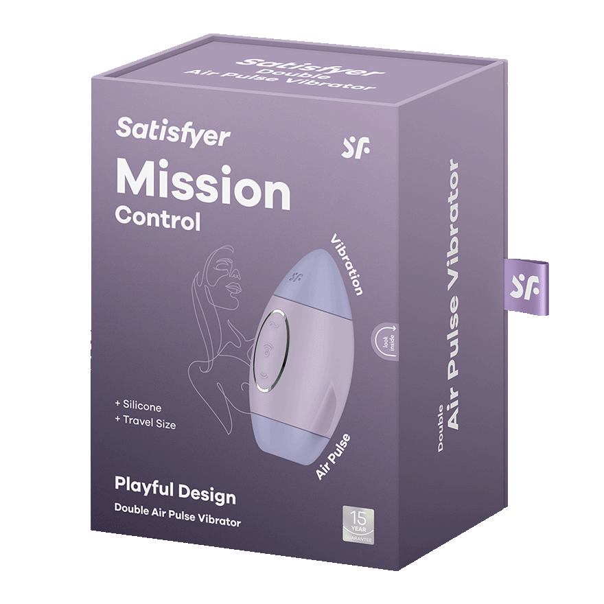 Satisfyer Mission Control Rocket Sucking Clitoral Vibrator Violet