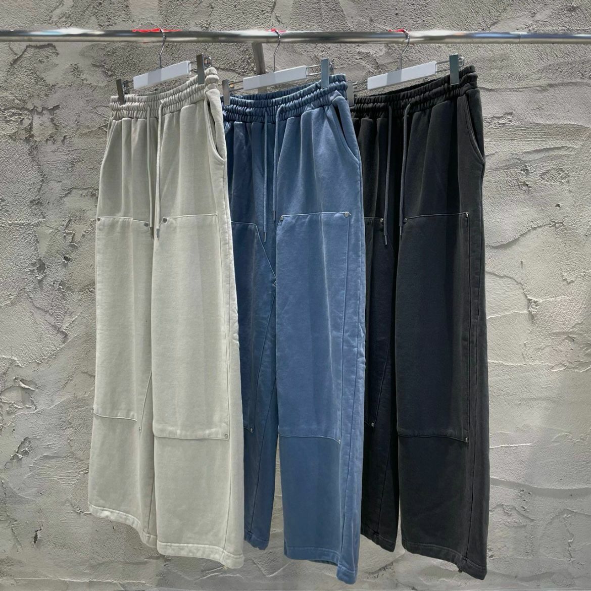 洗水棉質可束腳運動褲 WEEKEND-028P