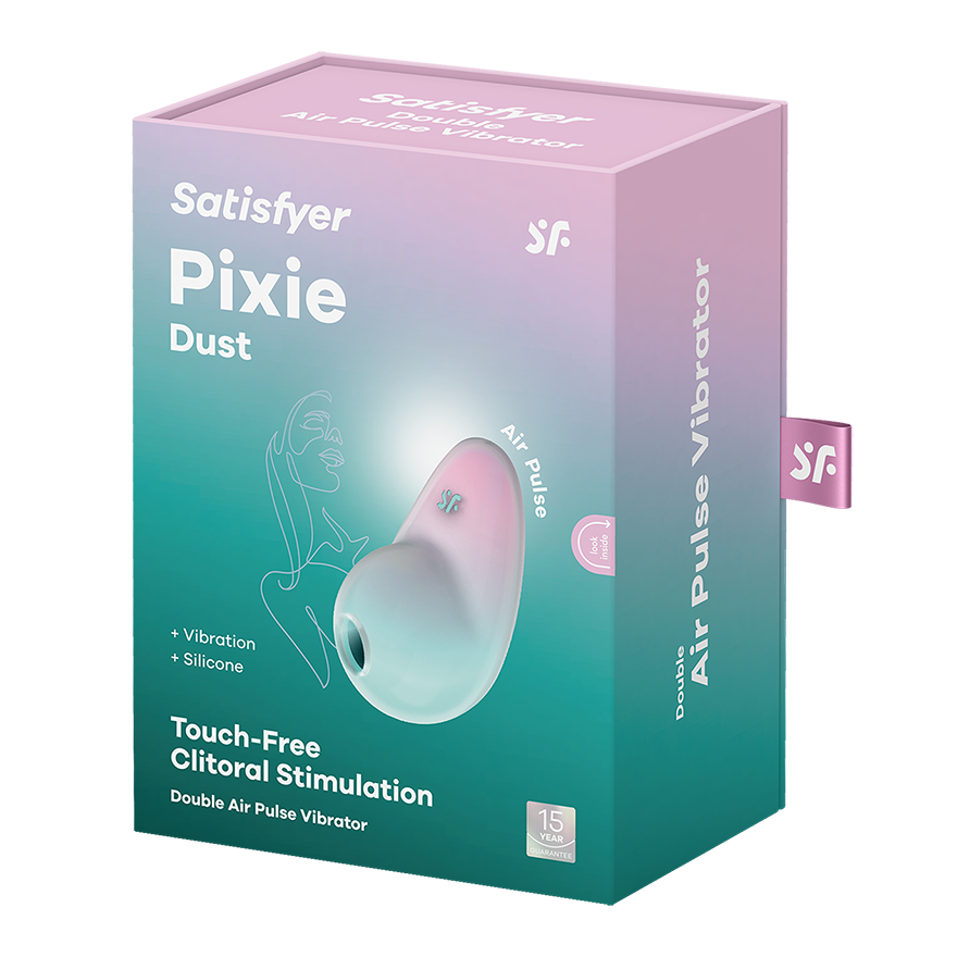 Satisfyer Pixie Dust 精靈之塵漸層吸吮陰蒂震動器 薄荷粉紅色