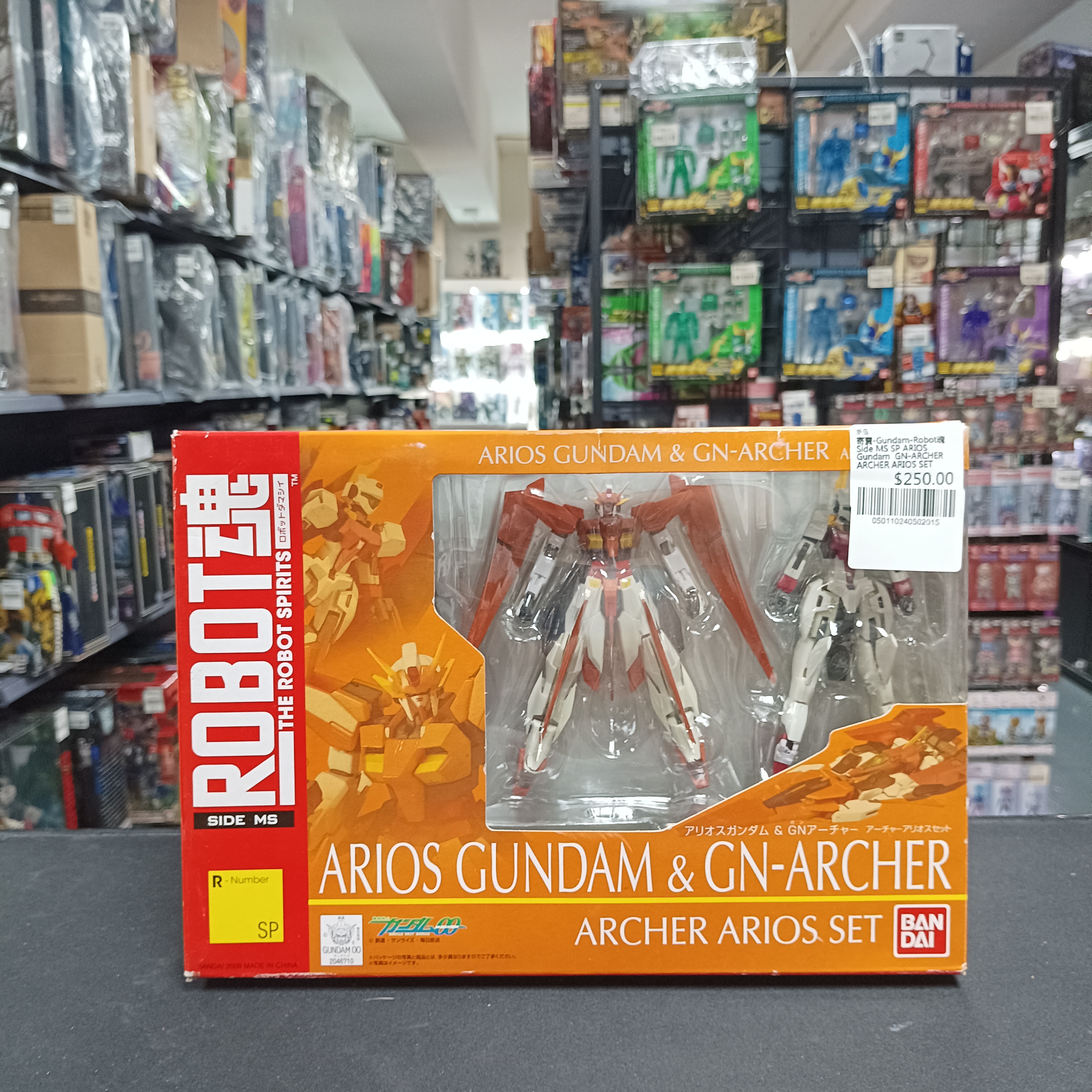 寄賣-Gundam-Robot魂 Side MS SP ARIOS Gundam & GN-ARCHER ARCHER ARIOS SET