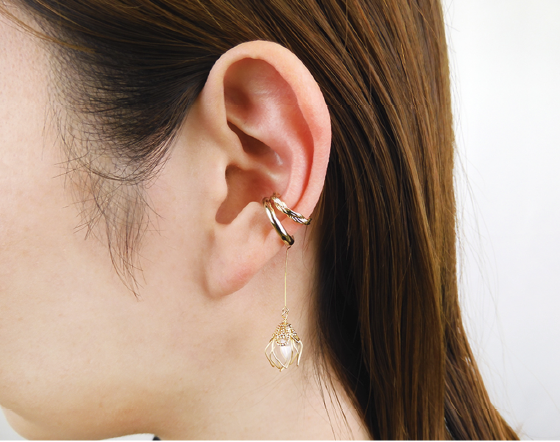 氣質花花耳骨夾