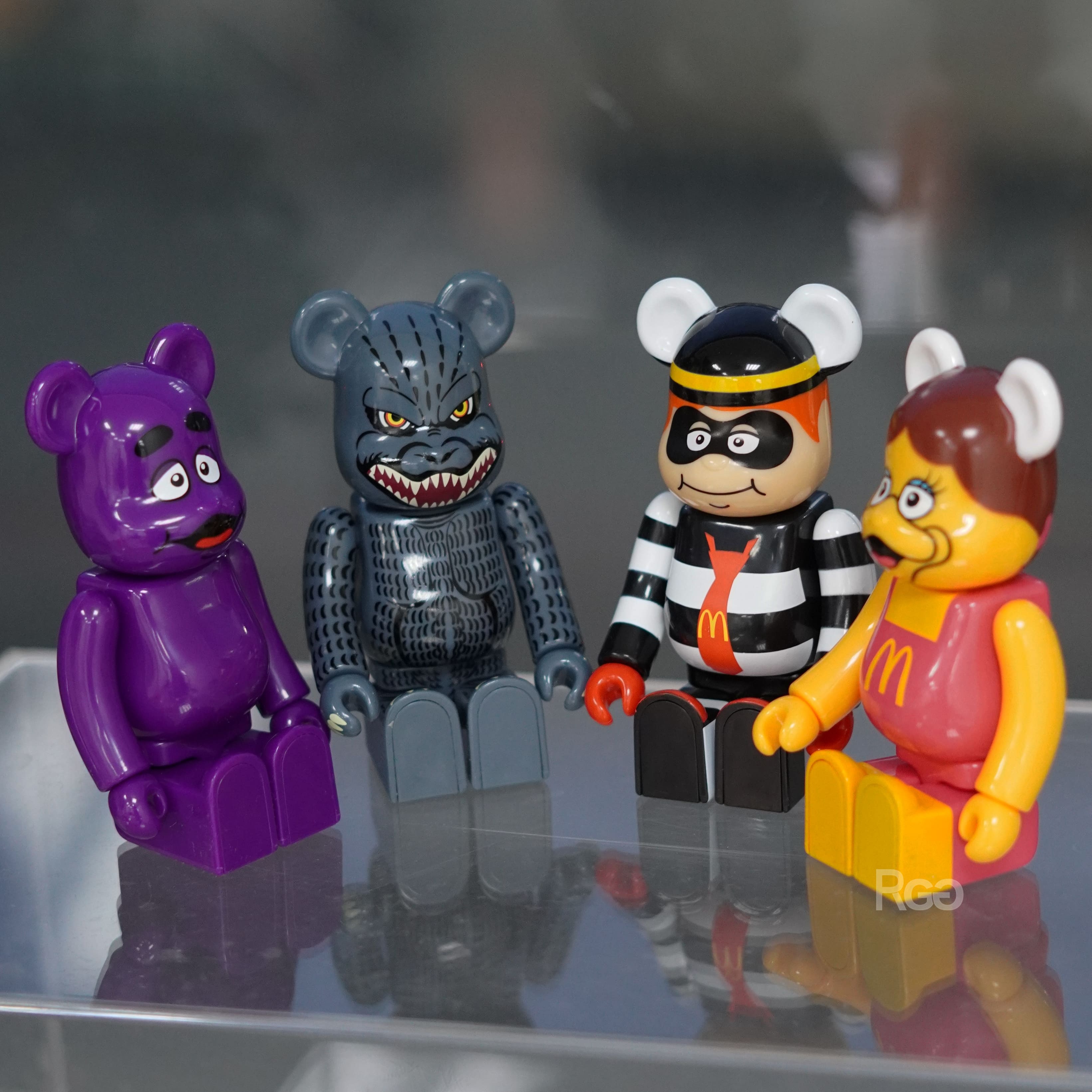 麥當勞聯名哥吉拉庫柏力克熊 Be@rbrick Godzilla 150%