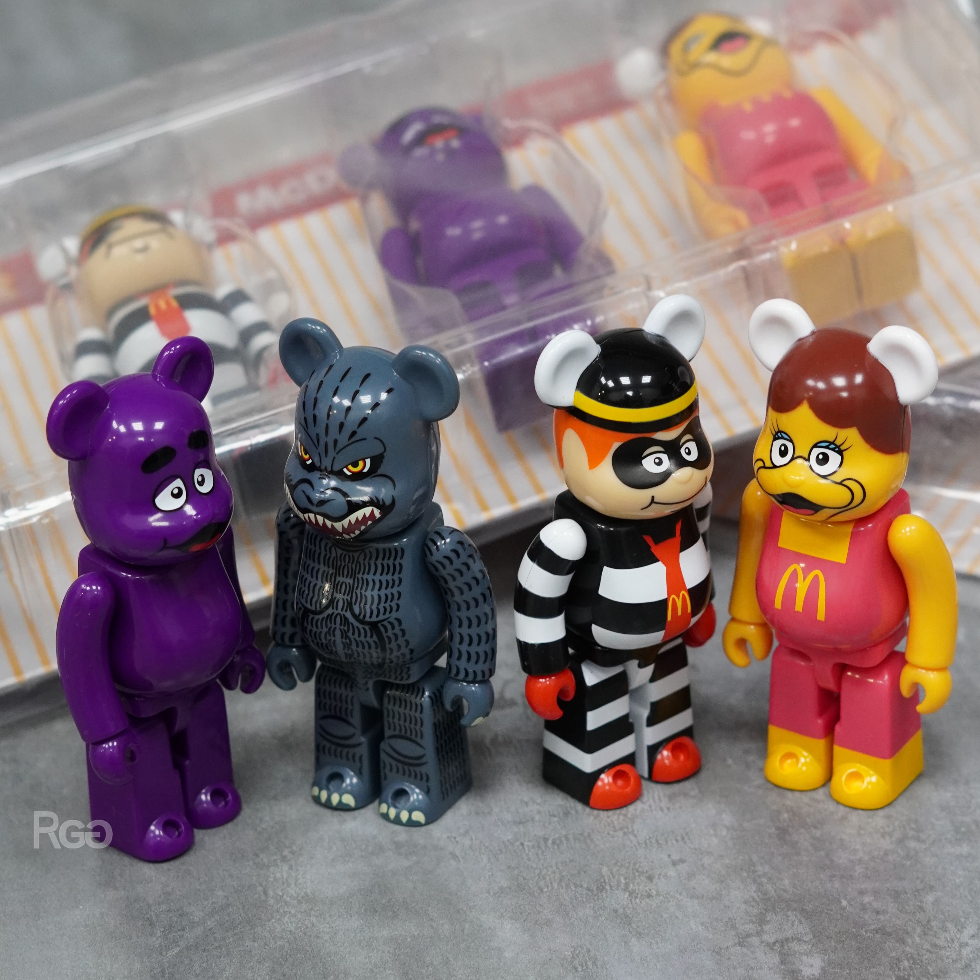 麥當勞聯名哥吉拉庫柏力克熊 Be@rbrick Godzilla 150%