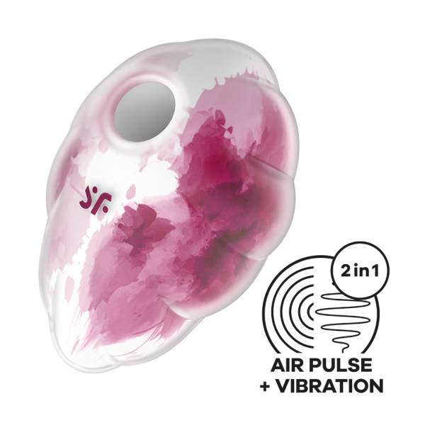 Satisfyer Cloud Dancer Clitoral Suction Vibrator Red