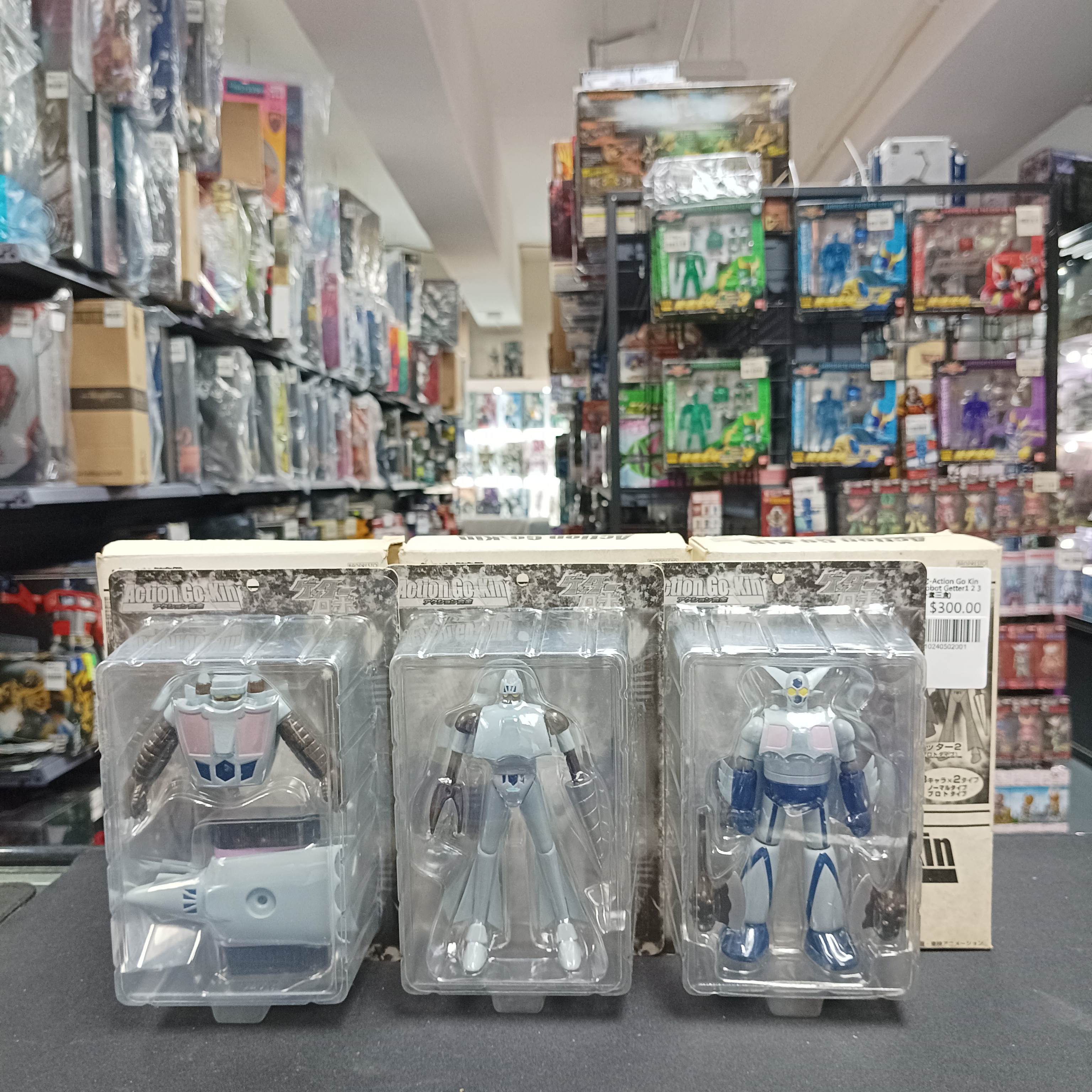 寄賣-其它-Action Go Kin Getter Robot Getter1 2 3 特別色(一套三盒)