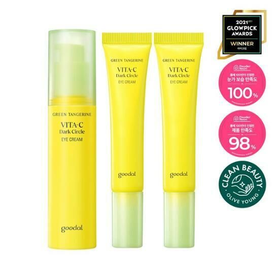 Goodal Green Tangerine VITA-C Dark Circle Eye Cream 30ml [Olive Young Planning Set]