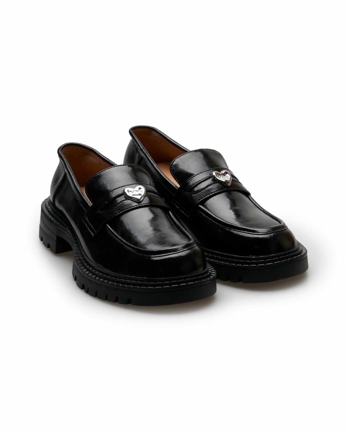 【代購】NOIRNINE Bébé牛皮小愛心樂福鞋