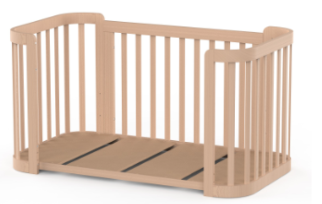 Geuther Pip 4合1可轉換式嬰兒床 (原木色)