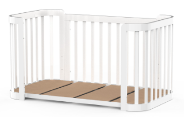 Geuther Pip 4合1可轉換式嬰兒床 (白色)