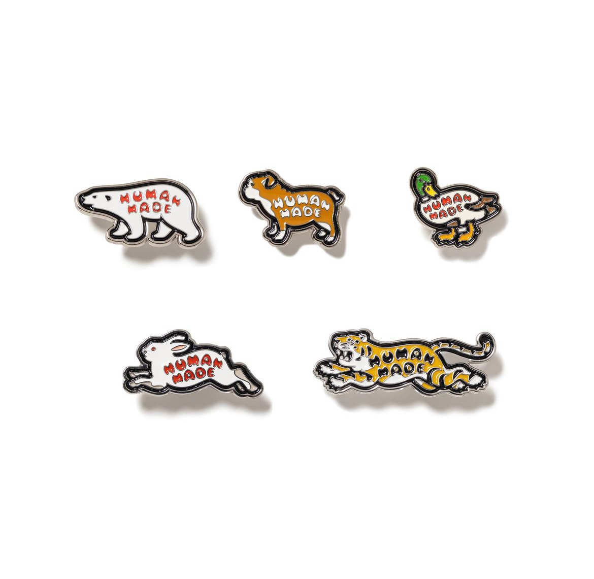 2025SS HUMAN MADE ANIMAL PINS #2 限定款 動物 別針 5款 現貨