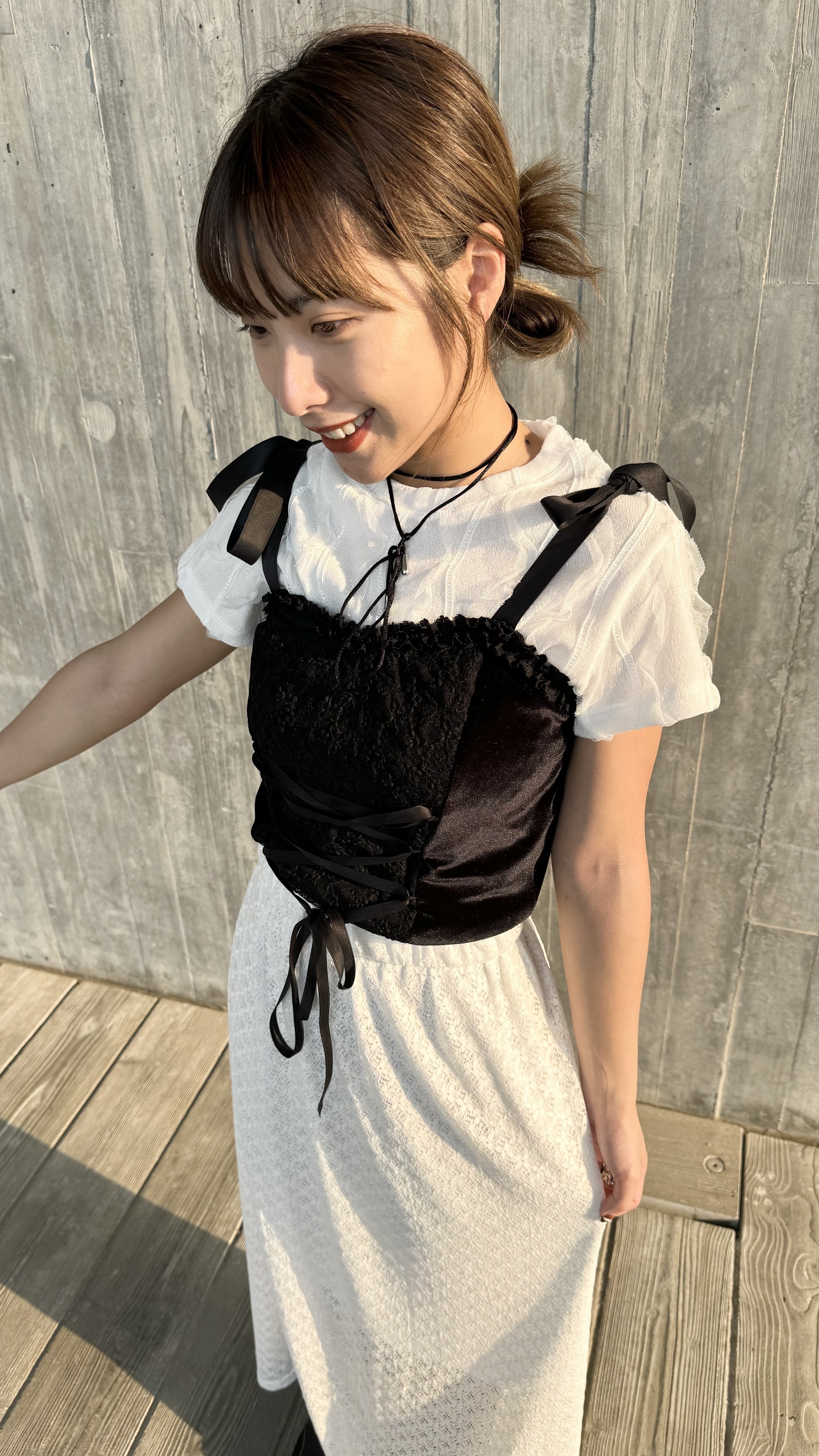 Lace Princess top ( Black )