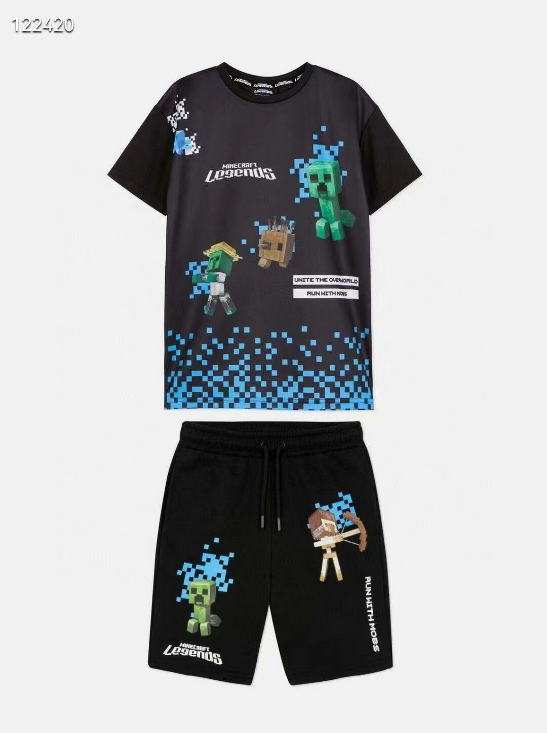 Minecraft Drifit Top & Sweatpants Set