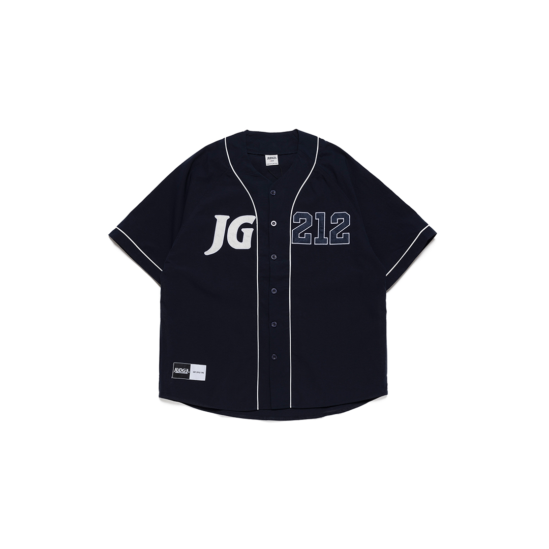 JUDGE®️24 S/S JG212 BASEBALL SHIRT [深藍 ]