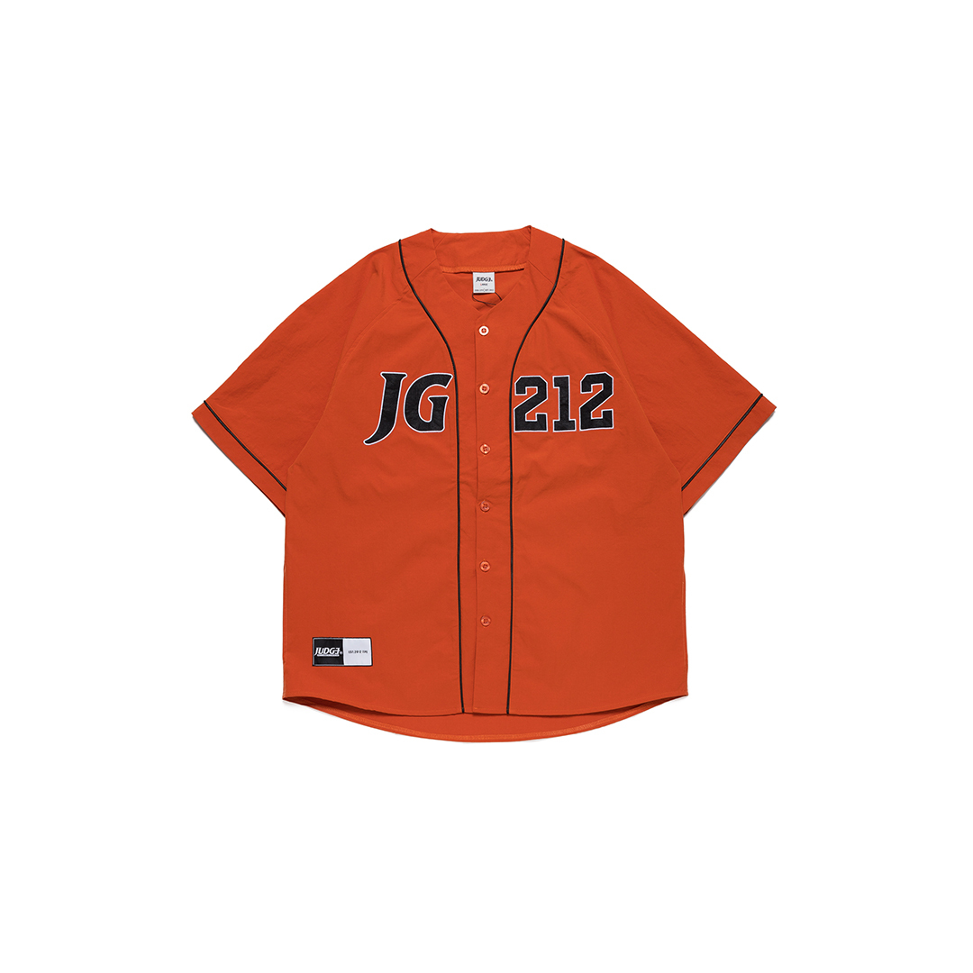 JUDGE®️24 S/S JG212 BASEBALL SHIRT [ 橘 ]