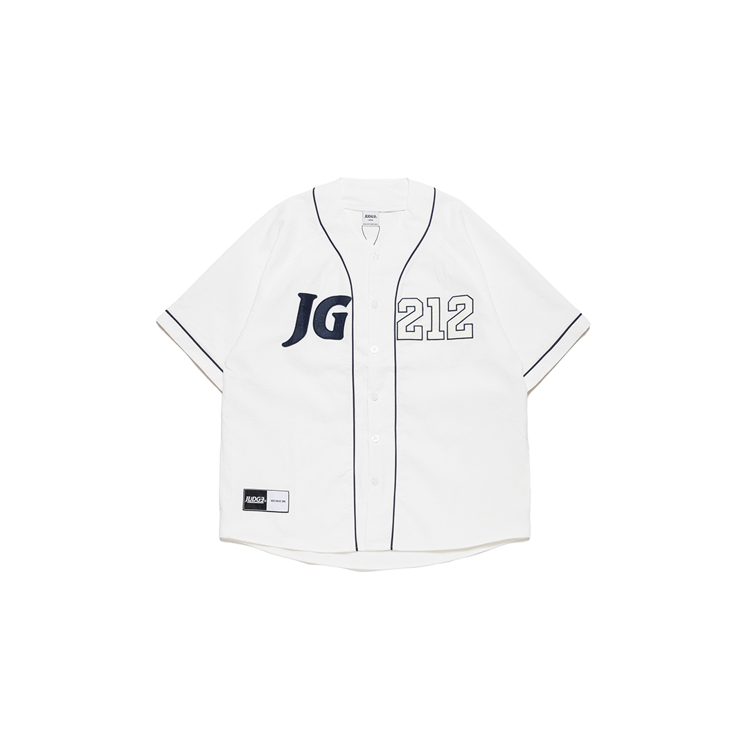 JUDGE®️24 S/S JG212 BASEBALL SHIRT [ 白色 ]