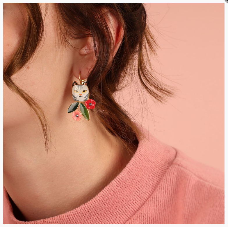 Taratata BILLY LEVER BACK EARRINGS FANTAISIE - T24-07738-201