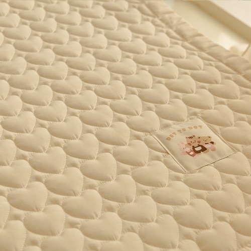 Blossom🌸愛心絎縫系列-無塵高耐超細莫代爾防滑床墊