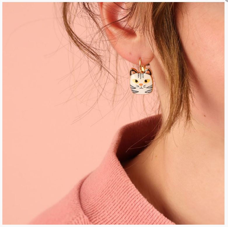 Taratata BILLY LEVER BACK EARRINGS FANTAISIE - T24-07737-201