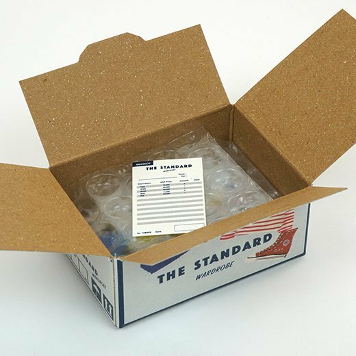 時尚服飾 40枚 紙箱造型貼紙組｜日本Greeting Life