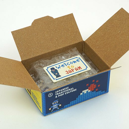 像素 40枚 紙箱造型貼紙組｜日本Greeting Life