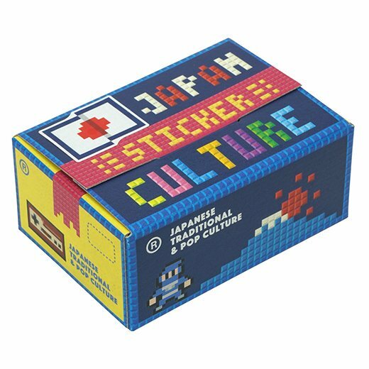 像素 40枚 紙箱造型貼紙組｜日本Greeting Life