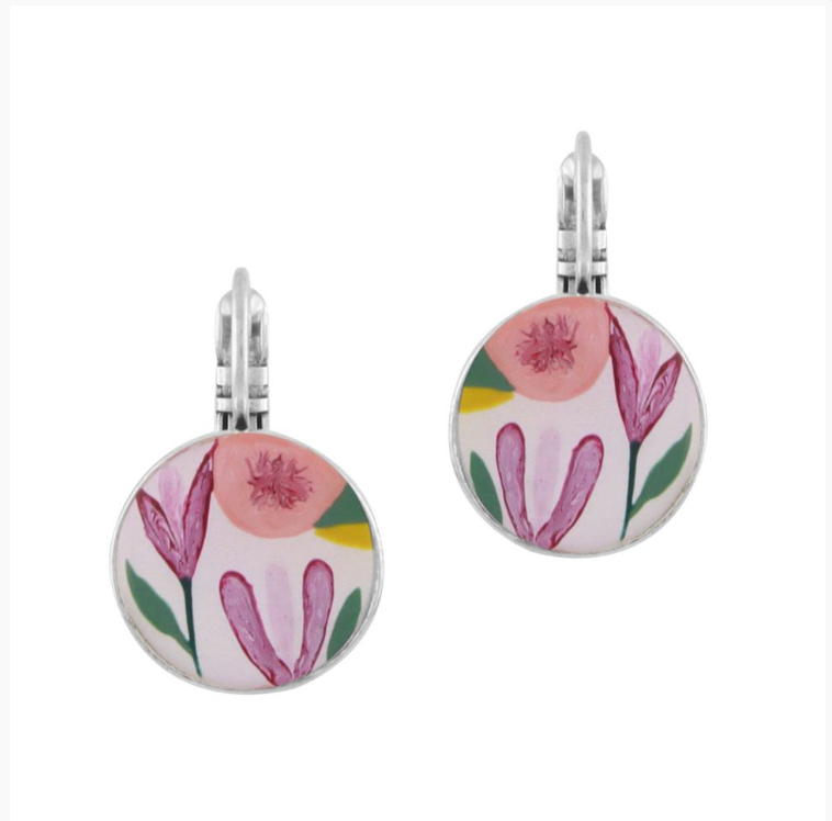 Taratata MOUSTACHE LEVER BACK EARRINGS FANTAISIE - T24-03717-105