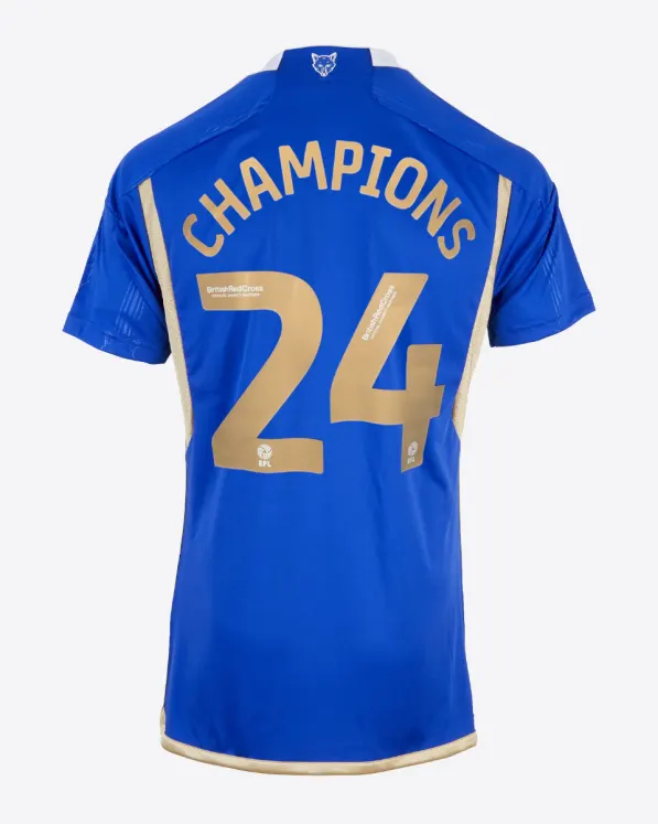 2023 Leicester City  Striaght Back Up Edition Home Shirt