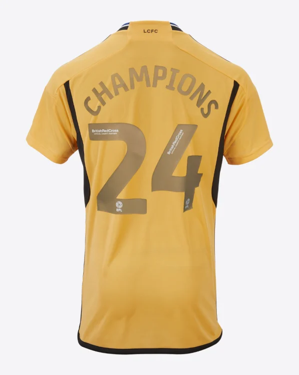 2023 Leicester City Striaght Back Up Edition Third Away Shirt