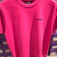 [S] NERDY BLENK BOLD LOGO S/S T-SHIRT,HOT PINK, PNEU24ST272803 (SN443)