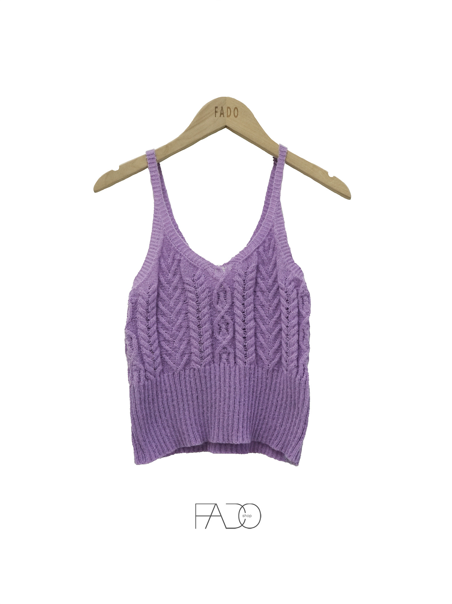 法朵Fado shop｜交織短版針織背心 1101002 三色