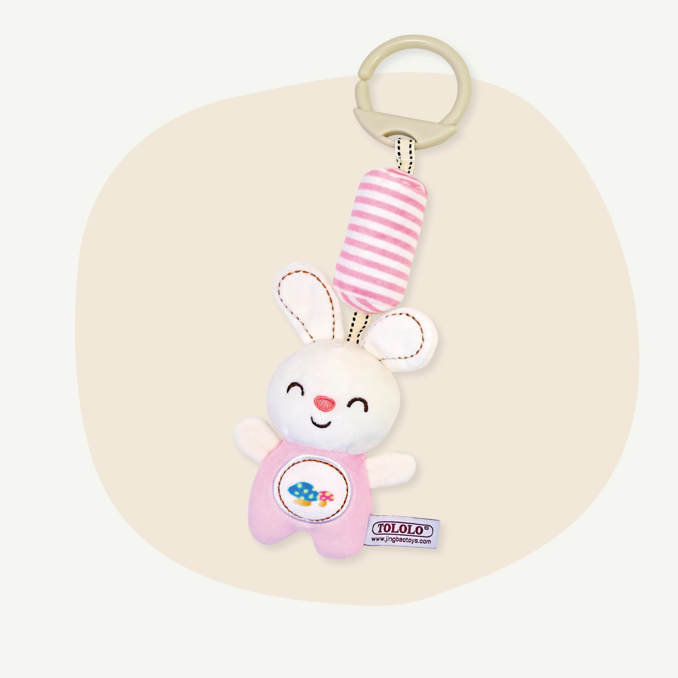 【JS0316】萌趣動物安撫玩具&搖鈴