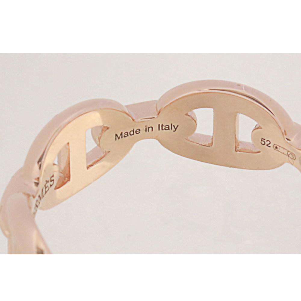 【HERMES】Chaine d'ancre 豬鼻子戒指(玫瑰金) H110025B 00052