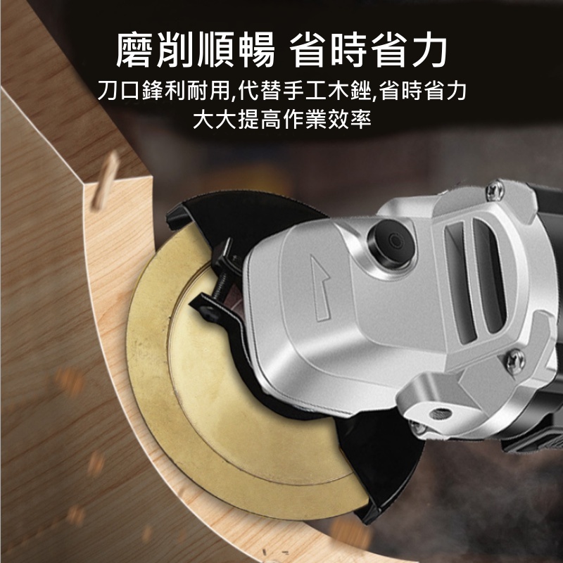 角磨機用：弧形木工打磨刺盤（84mm、金銀兩色可選）